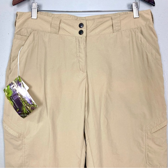 Exofficio Nomad Hiking Pants Women’s Size 14 Lightweight Outdoor Travel Pockets - Picture 2 of 7